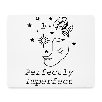 Perfectly imperfect - Mouse Pad (horizontal) - white - Front