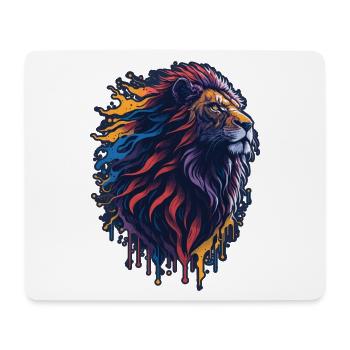 Lion - Mouse Pad (horizontal) - white - Front