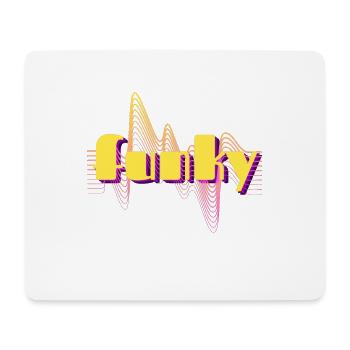 funky - Tapis de souris (format paysage) - blanc - Devant