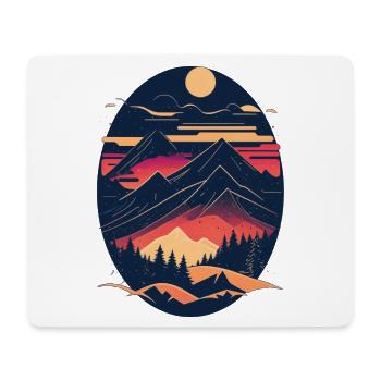 Das Abenteuer ruft - Mousepad (Querformat) - Weiß - Vorne