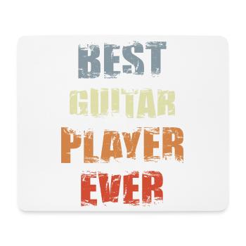 Bast Guitarist - Mouse Pad (horizontal) - white - Front