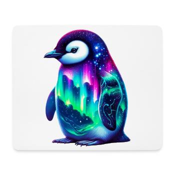 Aurora Borealis Pinguin - Mousepad (Querformat) - Weiß - Vorne