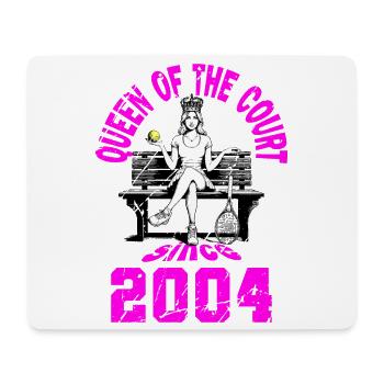Tennis Shirt Frauen Geburtstag Jubiläum 2004 - Mousepad (Querformat) - Weiß - Vorne