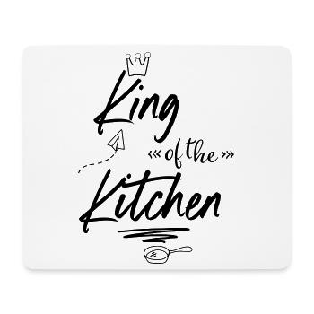 Tablier de cuisine pour chefs - Tapis de souris (format paysage) - blanc - Devant