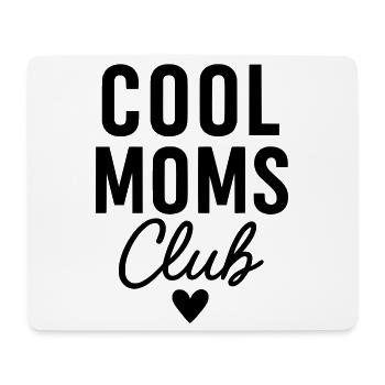 Club des mamans cool - Tapis de souris (format paysage) - blanc - Devant