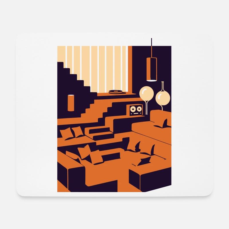 Interior Design Traum - Mousepad (Querformat) - Weiß
