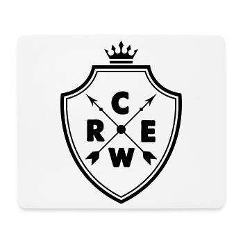 crew_wappen - Tapis de souris (format paysage) - blanc - Devant