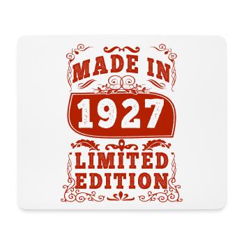 Hergestellt im Jahr 1927 Limited Edition Vintage - Mousepad (Querformat) - Weiß - Vorne