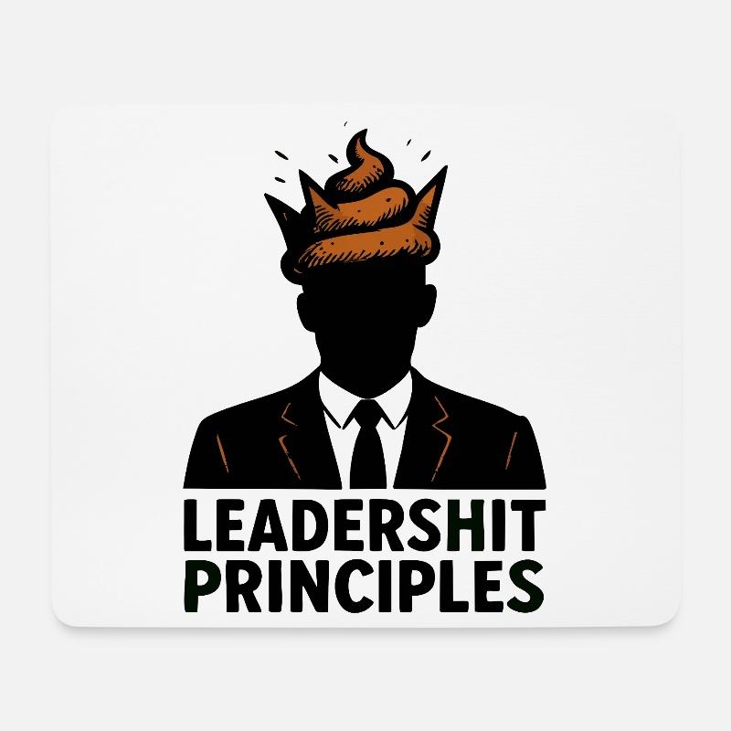 Leadershit Principles - Mouse Pad (horizontal) - white