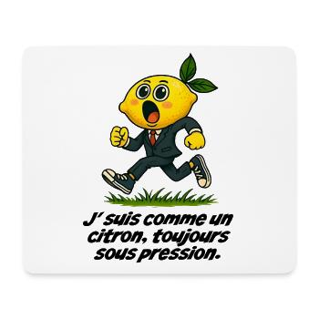 Lemon Under Pressure Common in Costume - Mouse Pad (horizontal) - white - Front