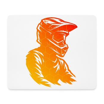 Idée simple de motocross pour le motocross - Tapis de souris (format paysage) - blanc - Devant