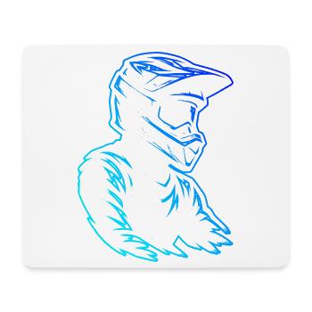 Direct Motocross Statement - Mouse Pad (horizontal) - white - Front