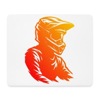 Œuvres modernes de motocross - Tapis de souris (format paysage) - blanc - Devant