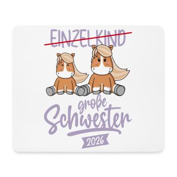 Big Sister 2026 - Pony - Pregnancy Baby - Mouse Pad (horizontal) - white - Front