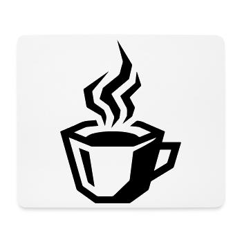 Coffee Symbol Coffee - Mouse Pad (horizontal) - white - Front