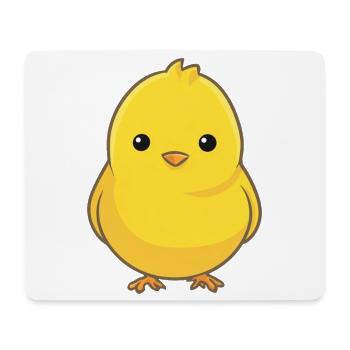 Süßes, charmantes Kind im Mädelstil - Mousepad (Querformat) - Weiß - Vorne
