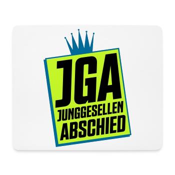 Junggesellenabschied JGA Neon Design - Mousepad (Querformat) - Weiß - Vorne
