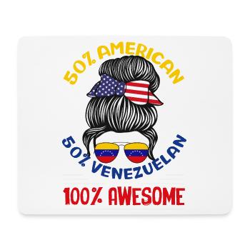 Drapeau du Venezuela Fierté & Maison Venezuela - Tapis de souris (format paysage) - blanc - Devant