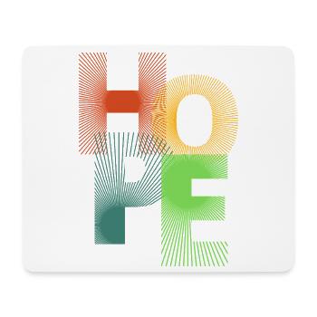 Hoffnung in farbigen Strahlen - Mousepad (Querformat) - Weiß - Vorne