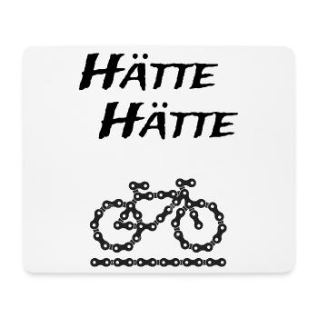 Everyday sayings, would have had a bicycle chain - Mouse Pad (horizontal) - white - Front