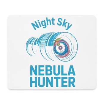Chasseur de Nébuleuses du Ciel Nocturne - Tapis de souris (format paysage) - blanc - Devant