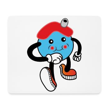 Bubble boy house - Tapis de souris (format paysage) - blanc - Devant