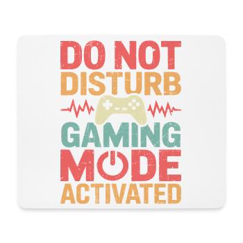Gaming Modus Aktiviert Do Not Disturb - Mousepad (Querformat) - Weiß - Vorne