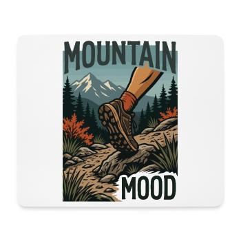 Hiking - Outdoor Adventure - Mountain Mood - Mouse Pad (horizontal) - white - Front