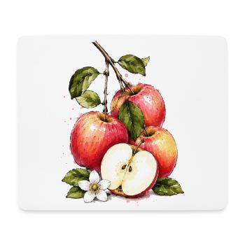 Water-coloured apple splendour - Mouse Pad (horizontal) - white - Front