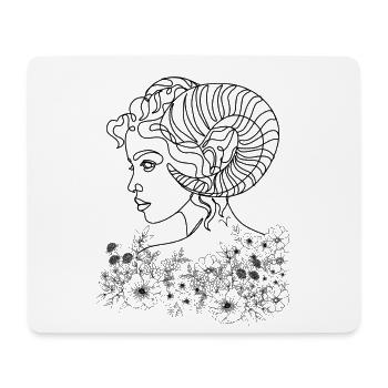 Aries Woman – Astrology Gift - Mouse Pad (horizontal) - white - Front