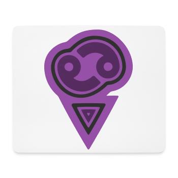 Zodiac Tribal Cancer and Water - Mouse Pad (horizontal) - white - Front