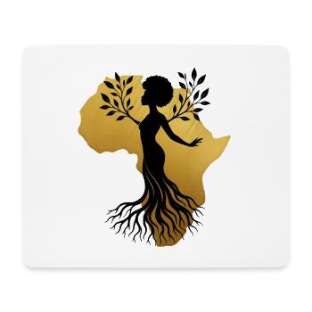 Africa Women – Roots Gift - Mouse Pad (horizontal) - white - Front