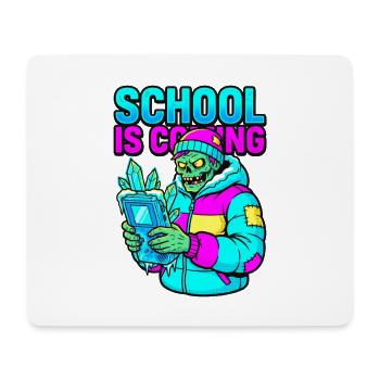 Die Schule kommt Winter '95 Handheld-Gamer Zombie - Mousepad (Querformat) - Weiß - Vorne