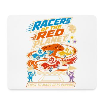 Mars Racing Alien Racer - Mouse Pad (horizontal) - white - Front