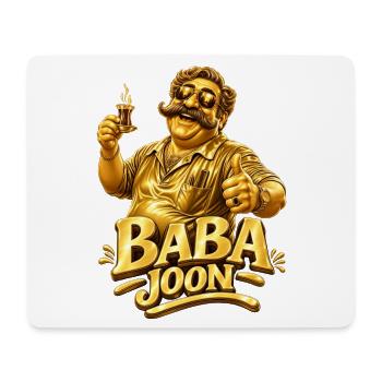 Baba Joon Papa Tee Gold - Mousepad (Querformat) - Weiß - Vorne