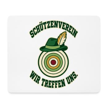 Schützenverein Wir treffen uns - Mousepad (Querformat) - Weiß - Vorne