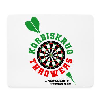 Körbiskrug Throwers  - Mousepad (Querformat) - Weiß - Vorne