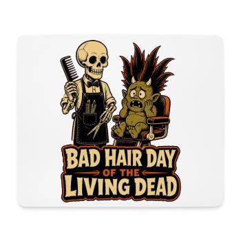 Bad Hair Tag der Lebenden Toten - Mousepad (Querformat) - Weiß - Vorne