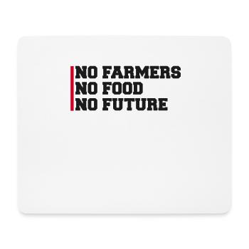 Farmer farm farmer field tractor grain animals job demo - Mouse Pad (horizontal) - white - Front