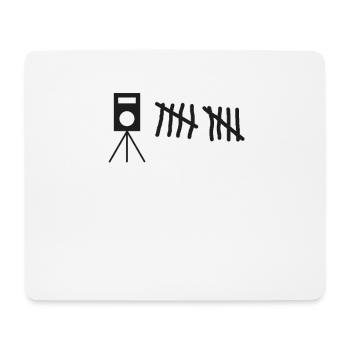 Blitzer Autobahn Geschwindigkeit Reifen Tuning - Mousepad (Querformat) - Weiß - Vorne