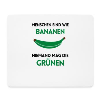 Politik Freiheit Grüne Sozialismus wählen lustig - Mousepad (Querformat) - Weiß - Vorne
