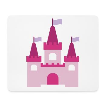 Château de la Princesse - Tapis de souris (format paysage) - blanc - Devant