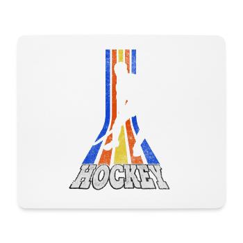 Hockey Feldhockey Spieler Sport Fan Team Vintage - Mousepad (Querformat) - Weiß - Vorne