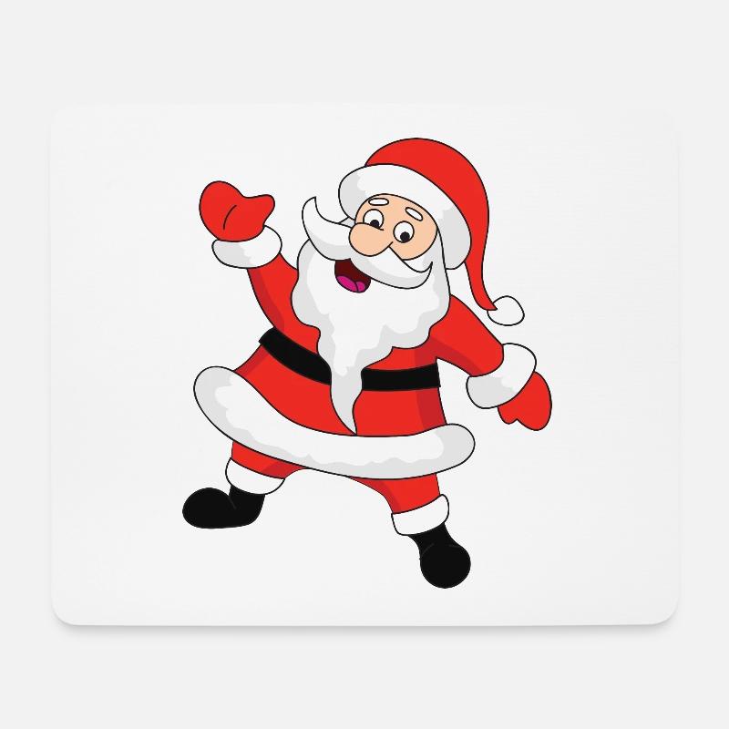 Lustiges Weihnachtsmotiv - Mousepad (Querformat) - Weiß