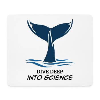 Plongez dans la science - Tapis de souris (format paysage) - blanc - Devant