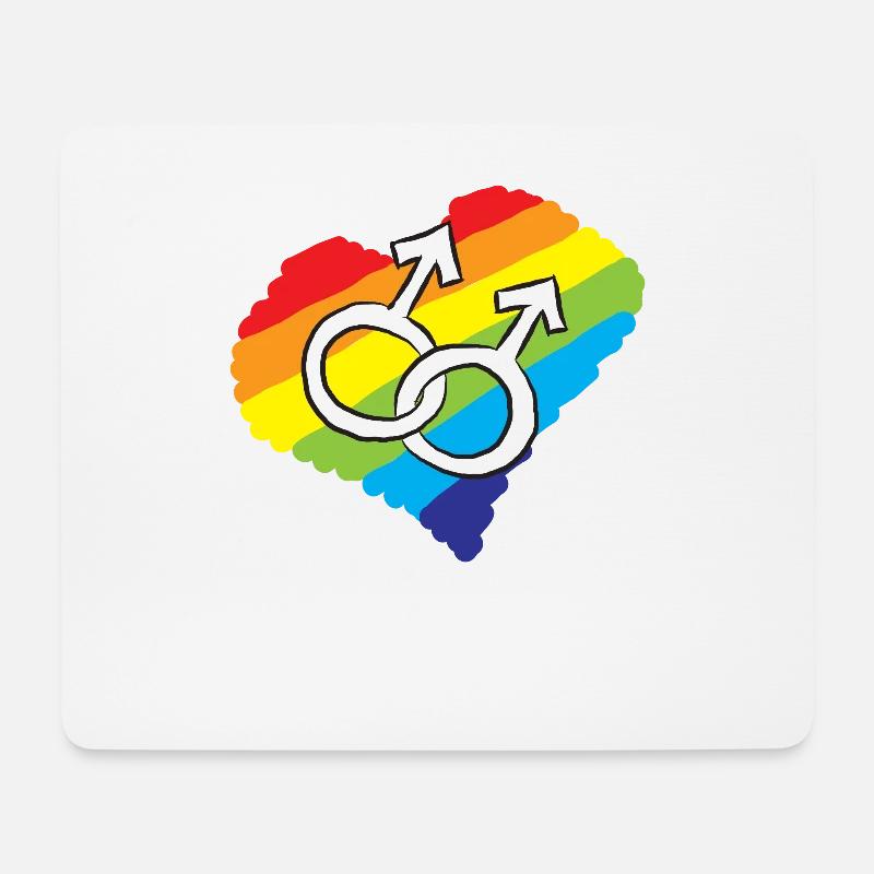 Gay - Mouse Pad (horizontal) - white