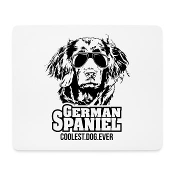 GERMAN SPANIEL coolest dog ever Hundespruch Hunde - Mousepad (Querformat) - Weiß - Vorne