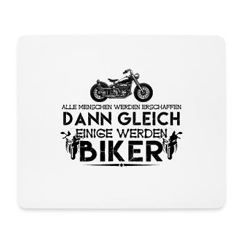 ich bin Biker | Biker ! - Mousepad (Querformat) - Weiß - Vorne