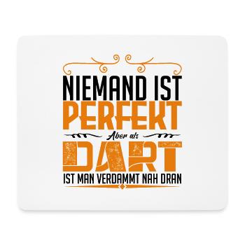 Dart - Mousepad (Querformat) - Weiß - Vorne