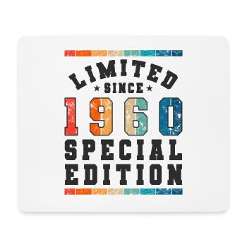 Limited Edition since 1960 Geburtstag Geschenk - Mousepad (Querformat) - Weiß - Vorne